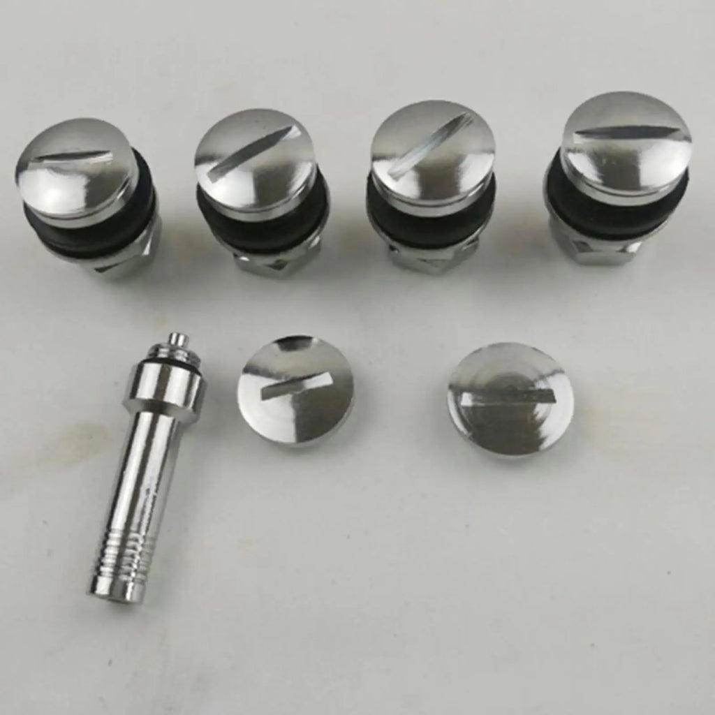 Copper Wheel Invisible Valve Stem Caps Durable Car Tire Valve Air Plug Replacement Dust Cover fo - Automotive LED Light
