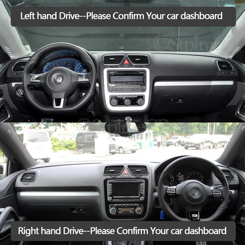 Dashboard Cover Protective Pad for Volkswagen VW Scirocco 2008~2017 Car Accessor for Volkswagen 2008-2017 - Automotive L