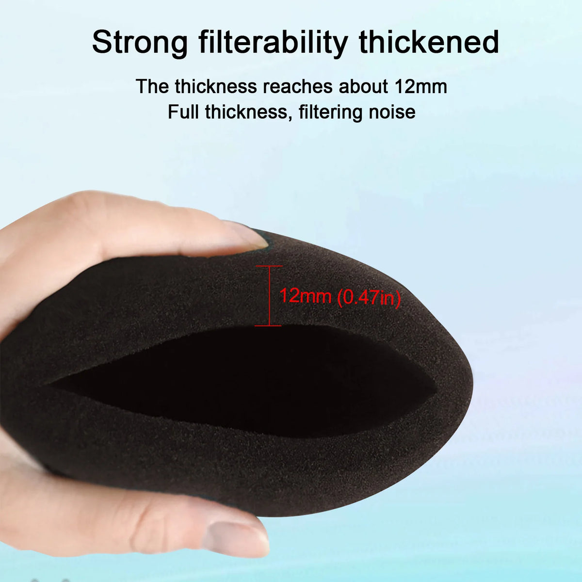 1 Piece Foam Mic Cover Handheld Microphone Windscreen Sponge Cover Headset Mic Foam Cover Protec - Automotive LED Light