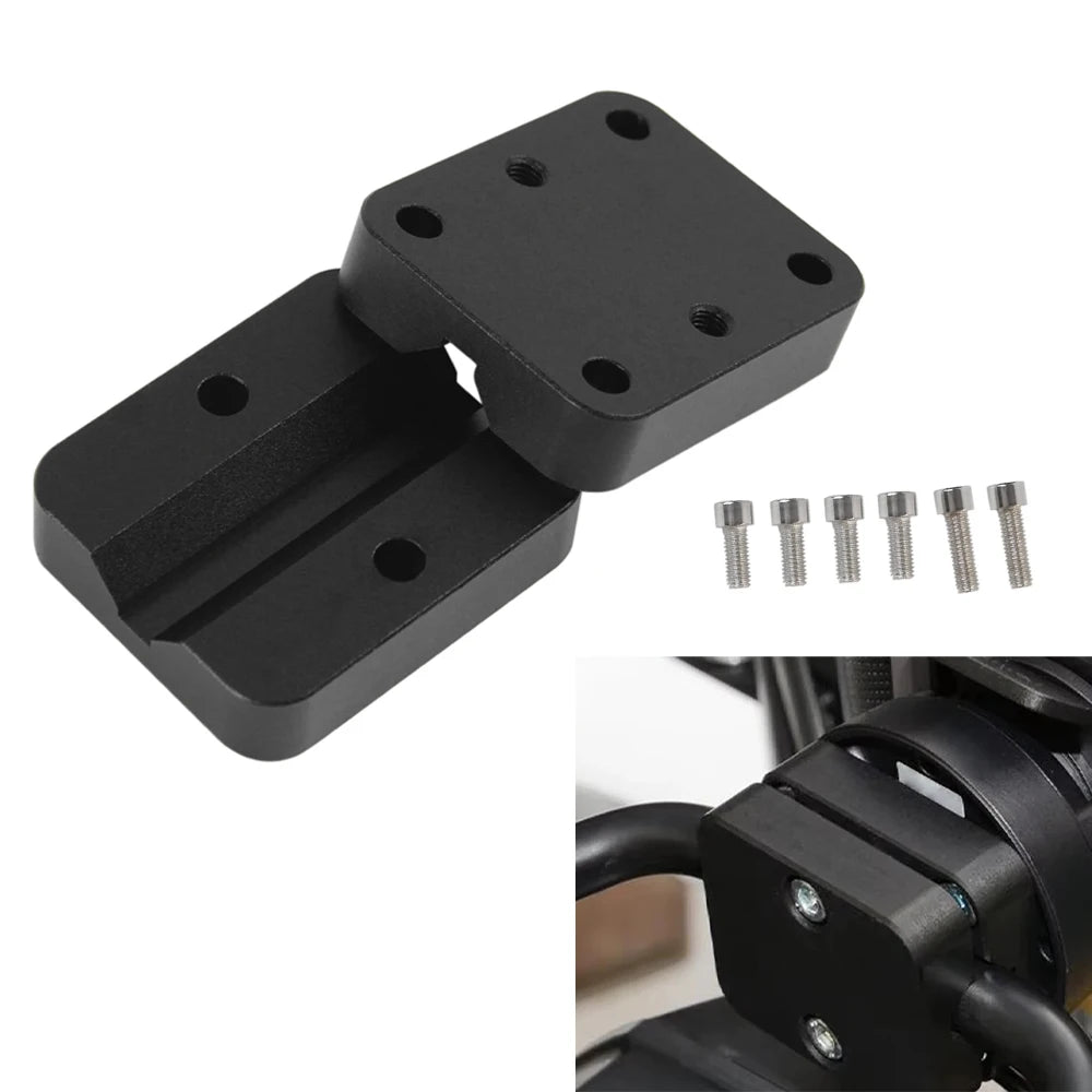 Motorcycle Black GPS Mobile Phone Navigation Retrofit Mounting Bracket Holder For BMW R1200GS F8 - Automotive LED Light
