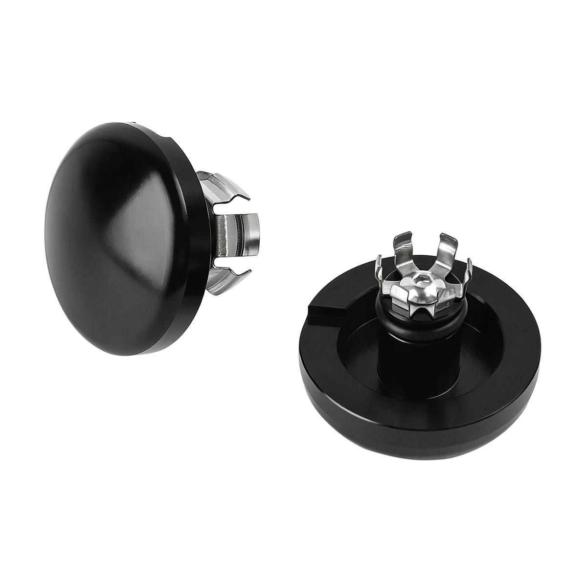 Gloss Black Front Axle Nut Covers Fit for Harley Touring Street Glide Road Glide for Models 2024-2025 - Automotive LED L
