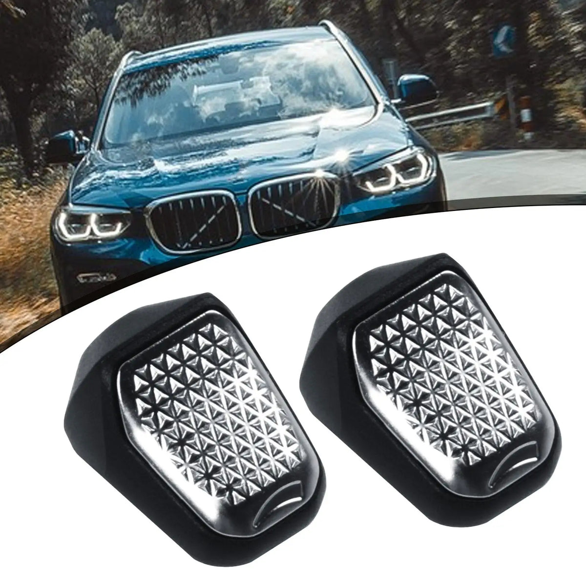 2 Pieces Air Vent Outlet Knob Easy Installation Replace Parts for BMW x5 x6 x7 Accessories - Automotive LED Light