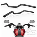 Motorcycle 22mm 25mm Black Retro Drag Handlebar Handle Bar Steering Wheel For Yamaha Sportster I - Automotive LED Light