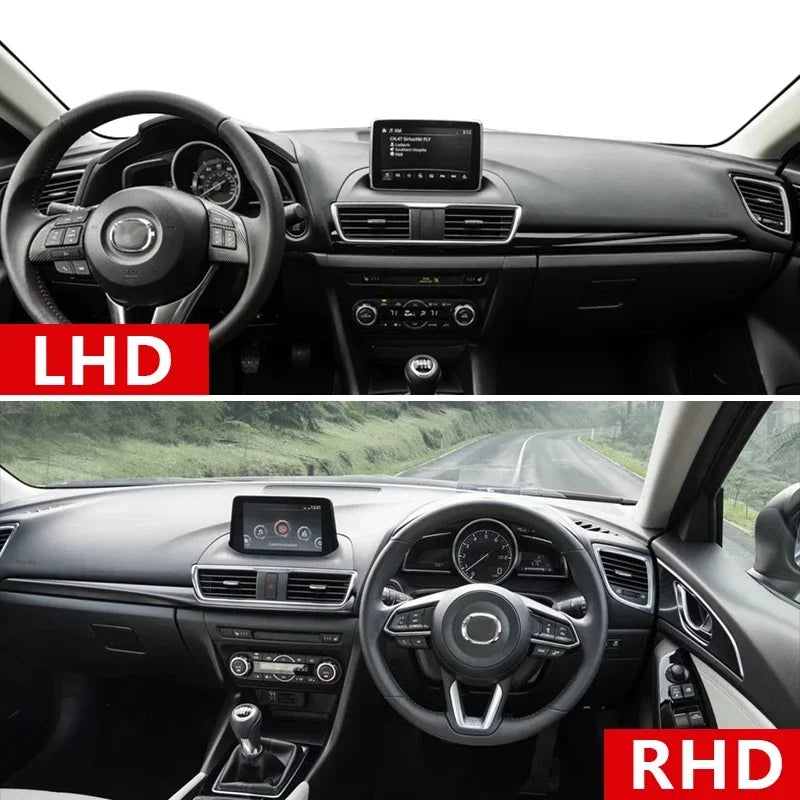 For Mazda 3 BM BN Axela 2014 2015 2016 2017 2018 Car Dashboard Cover Sun Shade Avoid Light Mat I - Automotive LED Light
