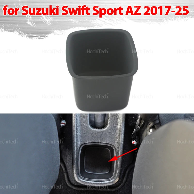 Anti-Slip Storage Box Water Cup Holder Anti Dirt Shock Absorbing Car Interior Ac for Suzuki 2017-2025 - Automotive LED L