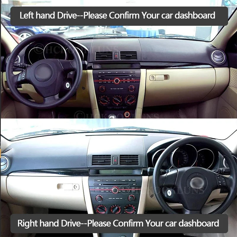 for Mazda 3 BK 2003 2004 2005 2006 2007 2008 2009 MK1 Dashboard Cover Protective for Mazda MK1 - Automotive LED Light