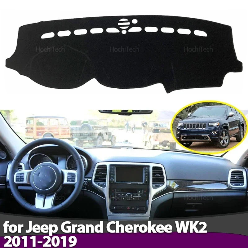 Anti-Slip Dashboard Cover Protective Pad Car Accessories Sunshade Carpet for Jee for Jeep WK2 2011-2019 - Automotive LED