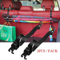 2pcs Car Back Seat Hook Multi-function Rear Seat Headrest Hanging Hook Umbrella Holder Seat Back - Automotive LED Light