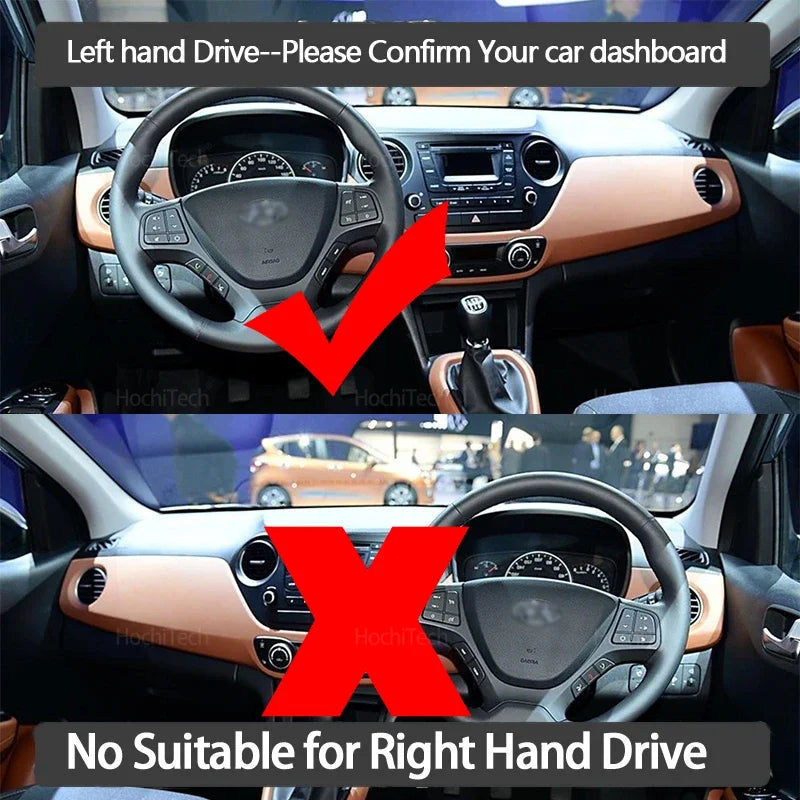 Anti-Slip Dashboard Cover Protective Pad Car Accessories Sunshade Carpet for Hyu for Hyundai I10 - Automotive LED Light