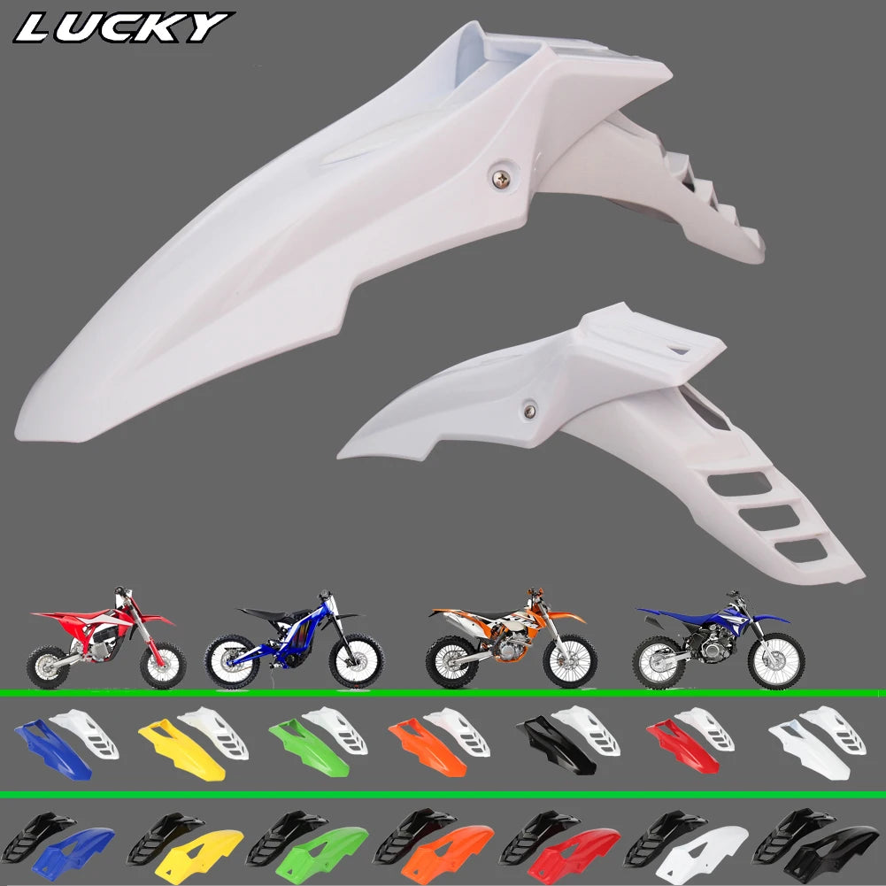 Universal Motocross Mudguard For Honda Yamaha Suzuki Kawasaki DRZ DR KX KLX EXC XCW XT WR YZ YZF - Automotive LED Light