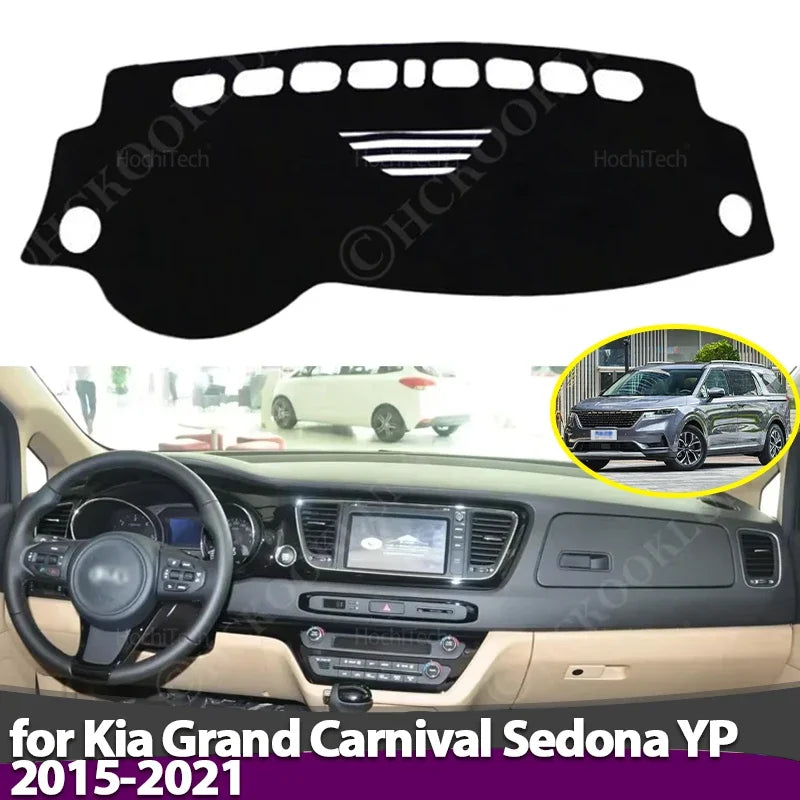 Anti-Slip Dashboard Cover Protective Pad Car Accessories Sunshade Carpet for Kia for Kia 2015-2021 - Automotive LED Ligh