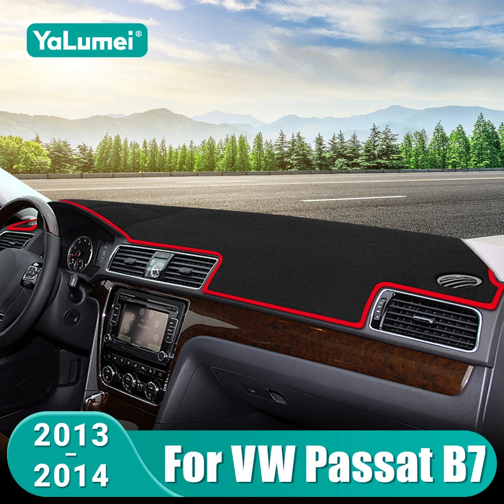 For Volkswagen VW Passat B7 2013 2014 Car Dashboard Mat Sun Shade Instrument Des for Volkswagen B7 - Automotive LED Ligh