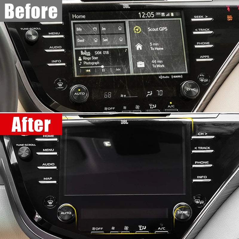 For Toyota Camry XV70 2018 2019 2020 Camry 70 Hybrid Car GPS Navigation Screen Protector Film LC - Automotive LED Light