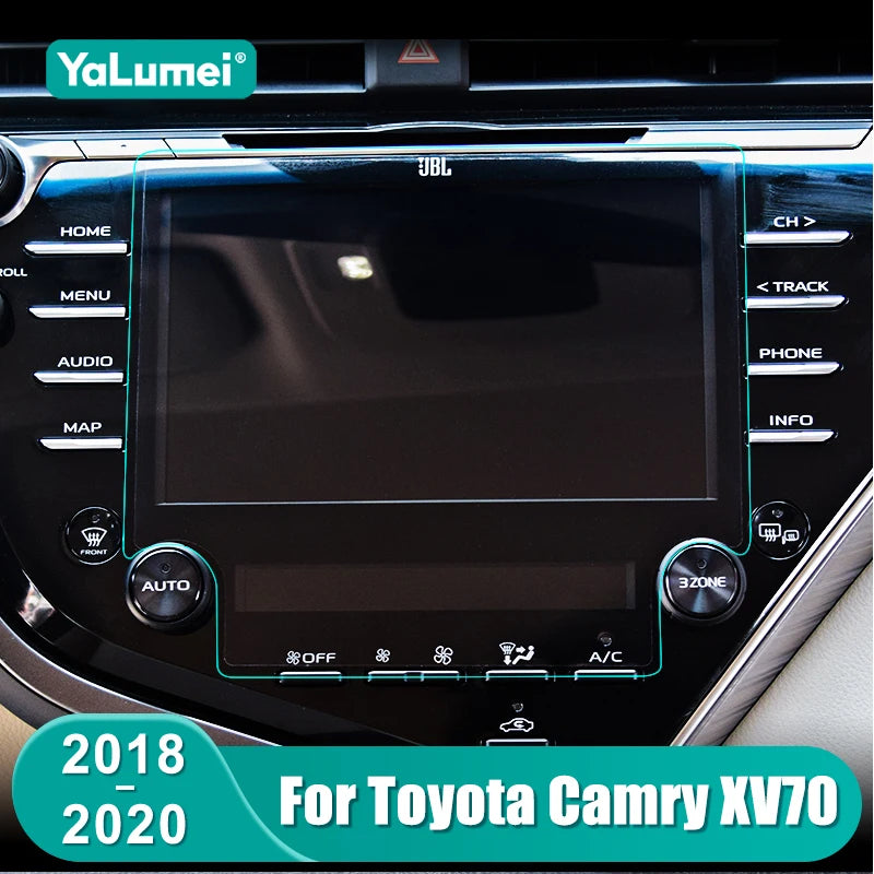 For Toyota Camry XV70 2018 2019 2020 Camry 70 Hybrid Car GPS Navigation Screen Protector Film LC - Automotive LED Light