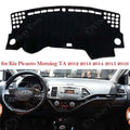 For Kia Picanto Morning TA 2012 2013 2014 2015 2016 Dashboard Cover Dash Board Mat Carpet Pad Su - Automotive LED Light