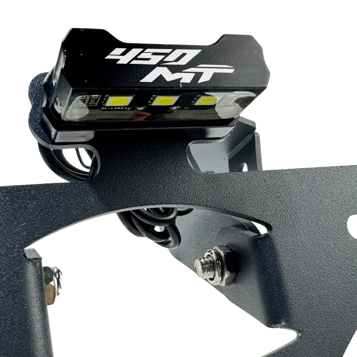 2025 Adjustable License Plate Bracket For CFMOTO 450MT 450 MT MT450 Tail Tidy Fender Eliminator  - Automotive LED Light