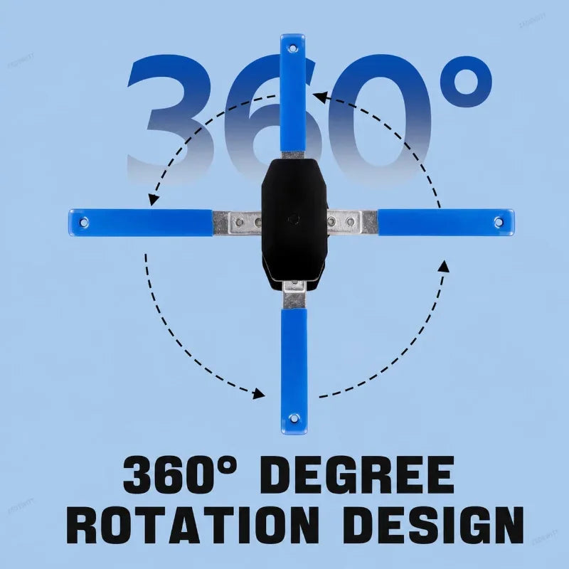 Steel Ratchet Brake Piston Caliper Press Tool 360° Rotating Disc Brake Pad Spreader for Single D - Automotive LED Light