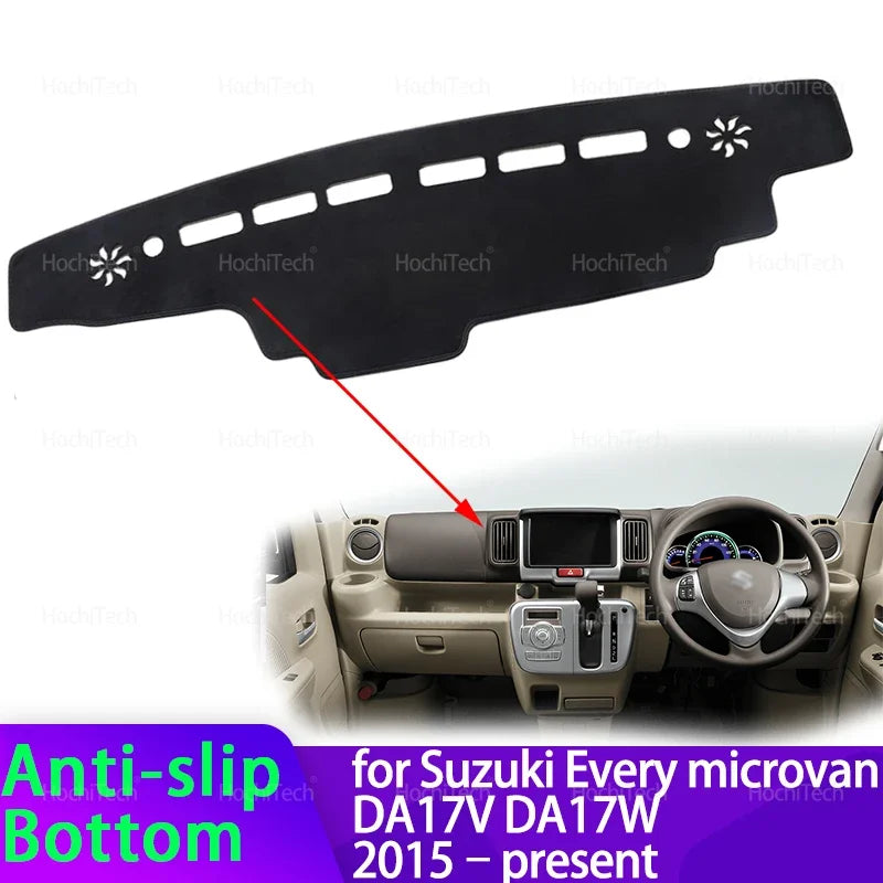 Anti-Slip Mat Protect Pad Car Sunshade Carpet Rug For Suzuki Every Microvan DA17 for Suzuki DA17V DA17W - Automotive LED
