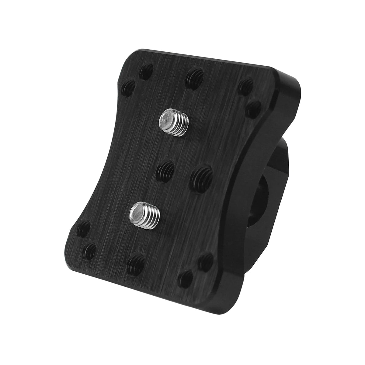 12mm Adjustable Motorcycle GPS Navigation Mount Bracket Black Metal Plastic Holder For ADV Motor - Automotive LED Light
