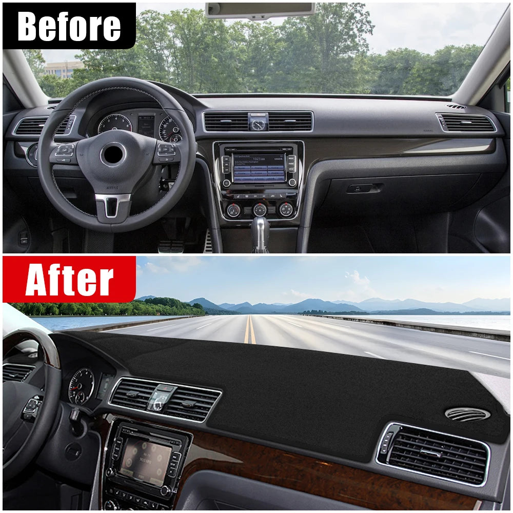 For Volkswagen VW Passat B7 2013 2014 Car Dashboard Mat Sun Shade Instrument Des for Volkswagen B7 - Automotive LED Ligh