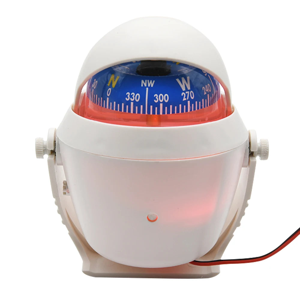High Precision Sea Pivoting Marine Compass Marine Military Electronic Boat Ship Vehicle Car Comp - Automotive LED Light