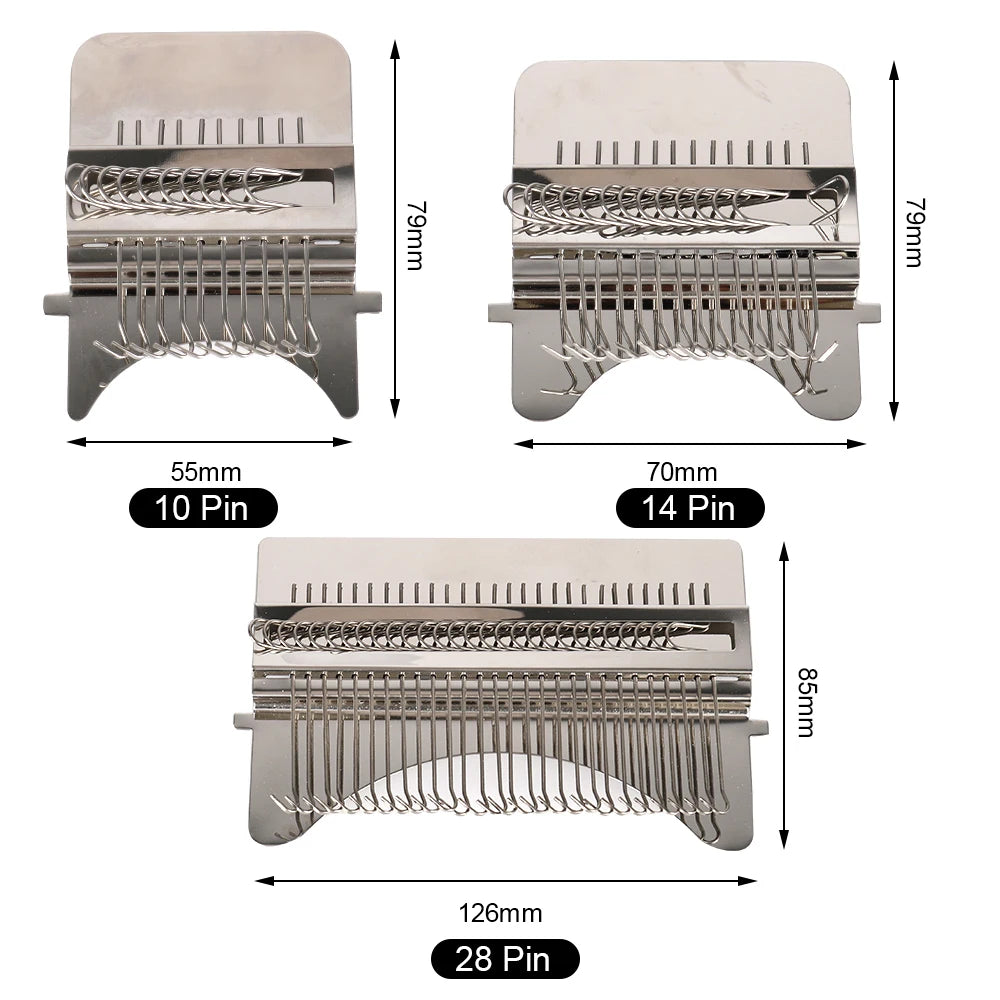 Knitting Tools Small Frame Small Loom Hand Tapestry Wood Loom Weaving Frame Darning Machine For  - Automotive LED Light