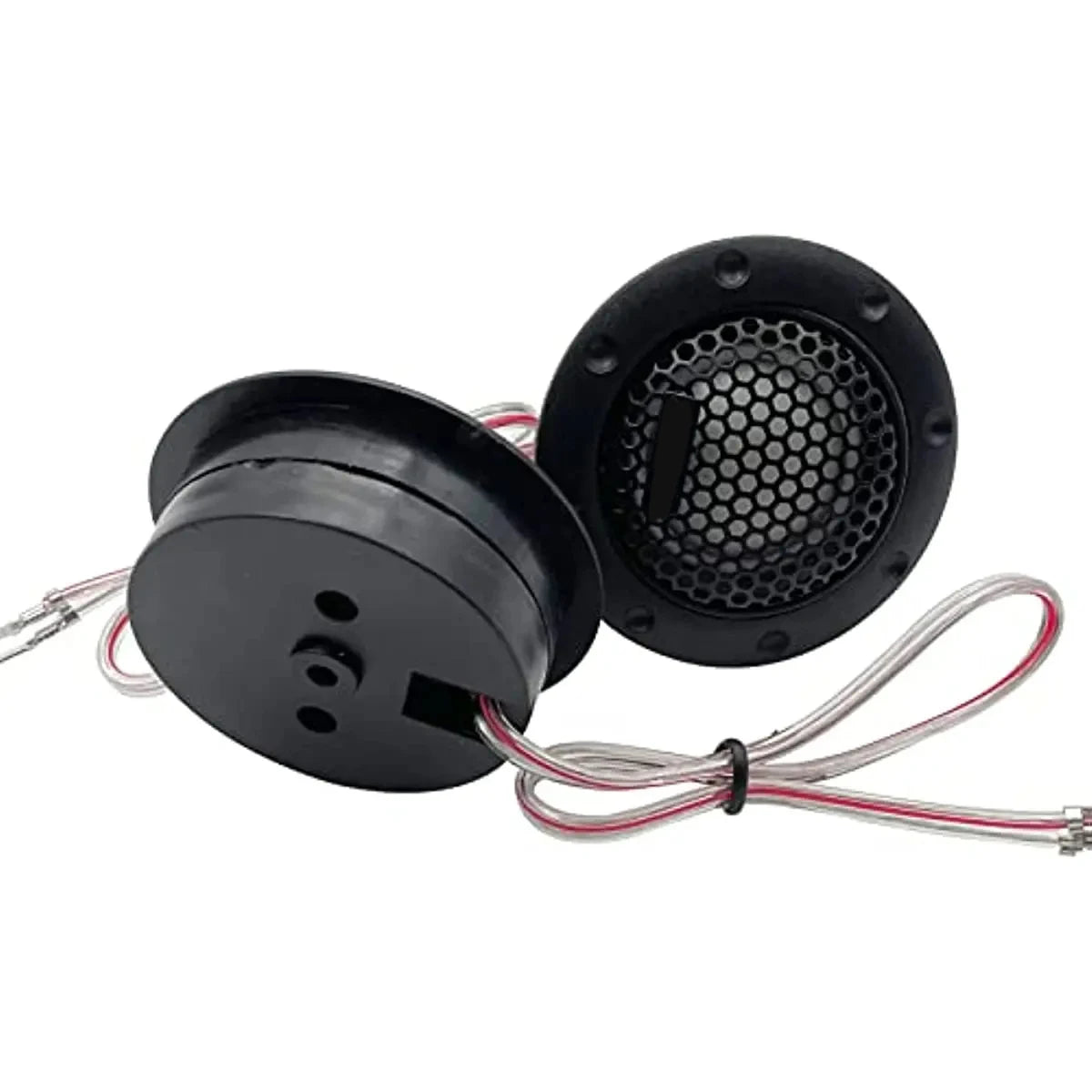 High Fidelity Car Stereo Speaker Tweeter Modified Audio Silk Dome Tweeters for Vehicle - Automotive LED Light
