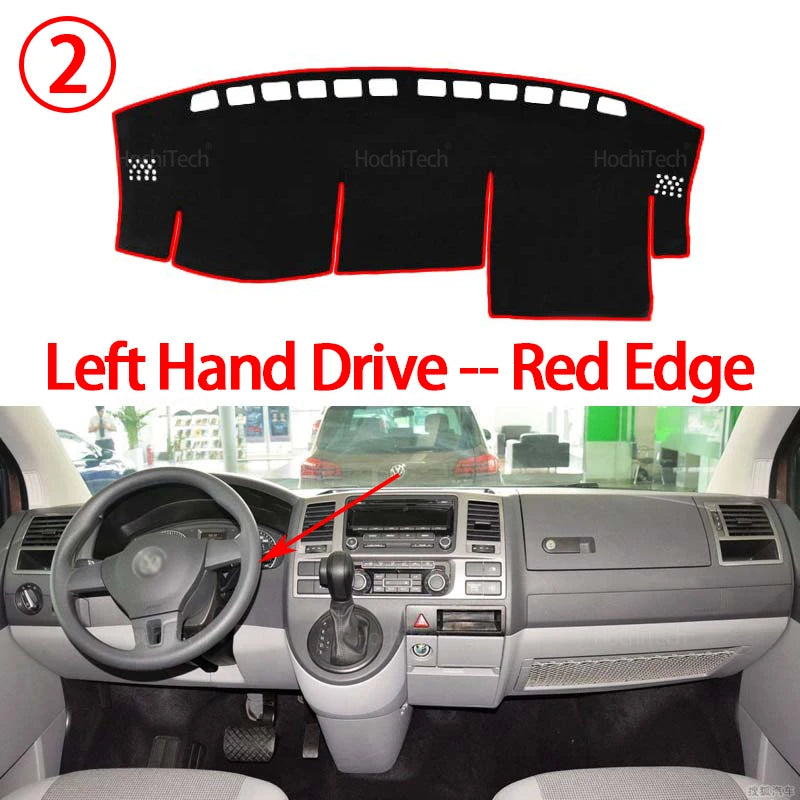 For Volkswagen VW Transporter T5 Caravell 2004-2015 High Quality Dashboard Mat D for Volkswagen T5 2004-2015 - Automotiv