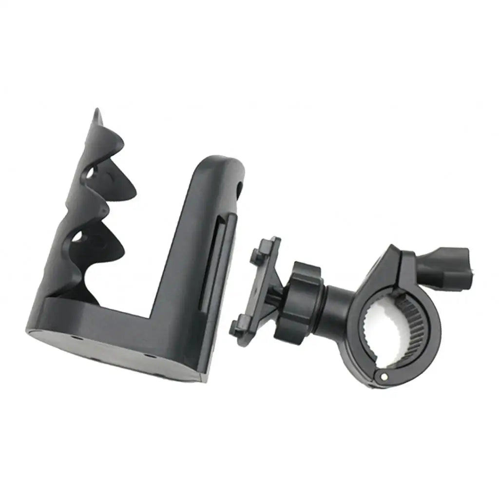 Secure Motorcycle Drink Cup Holder Adjustable Plastic Bottle Mount for Bike and Scooter - Automotive LED Light