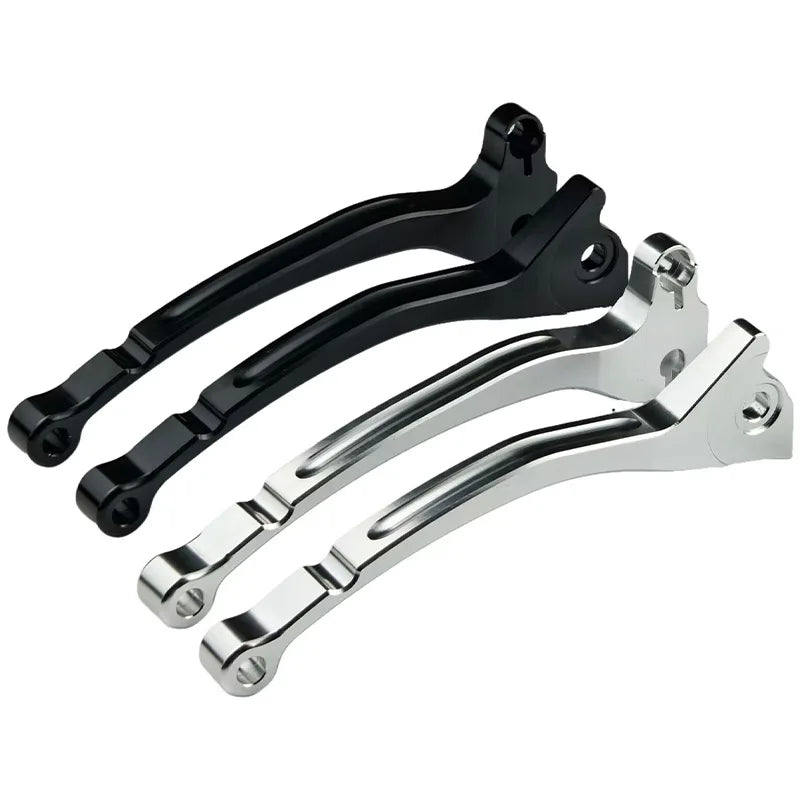 Motorcycle Aftermarket CNC Aluminum Alloy VESPA Handlebar Drum & Disc Brake Lever Accessories - Automotive LED Light