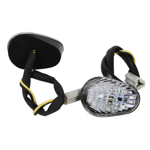 1 Pair Amber LED Turn Signal Light Indicator Lamp Flush Mount For Yamaha YZF R1  for R6S R1 R6 - LED Motorcycle Light
