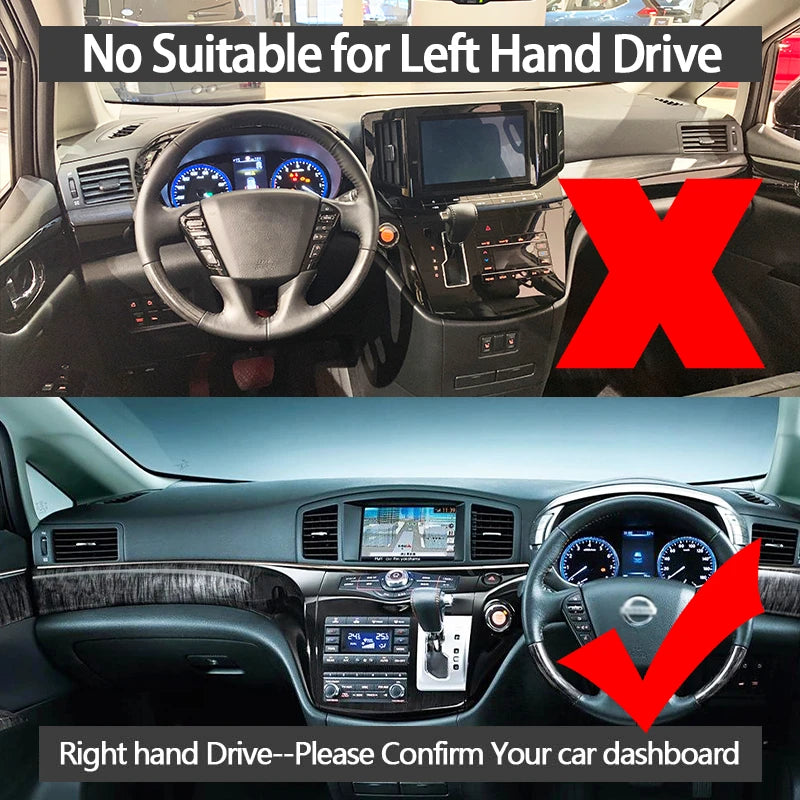 For Nissan Elgrand E52 2012-present Car Dashboard Cover Protective Pad Dash Boar for Nissan E52 - Automotive LED Light