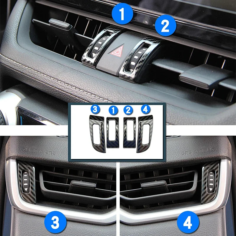 For Toyota RAV4 XA50 2019 2020 2021 2022 2023 2024 2025 Hybrid Car Central Air Conditioning Vent - Automotive LED Light