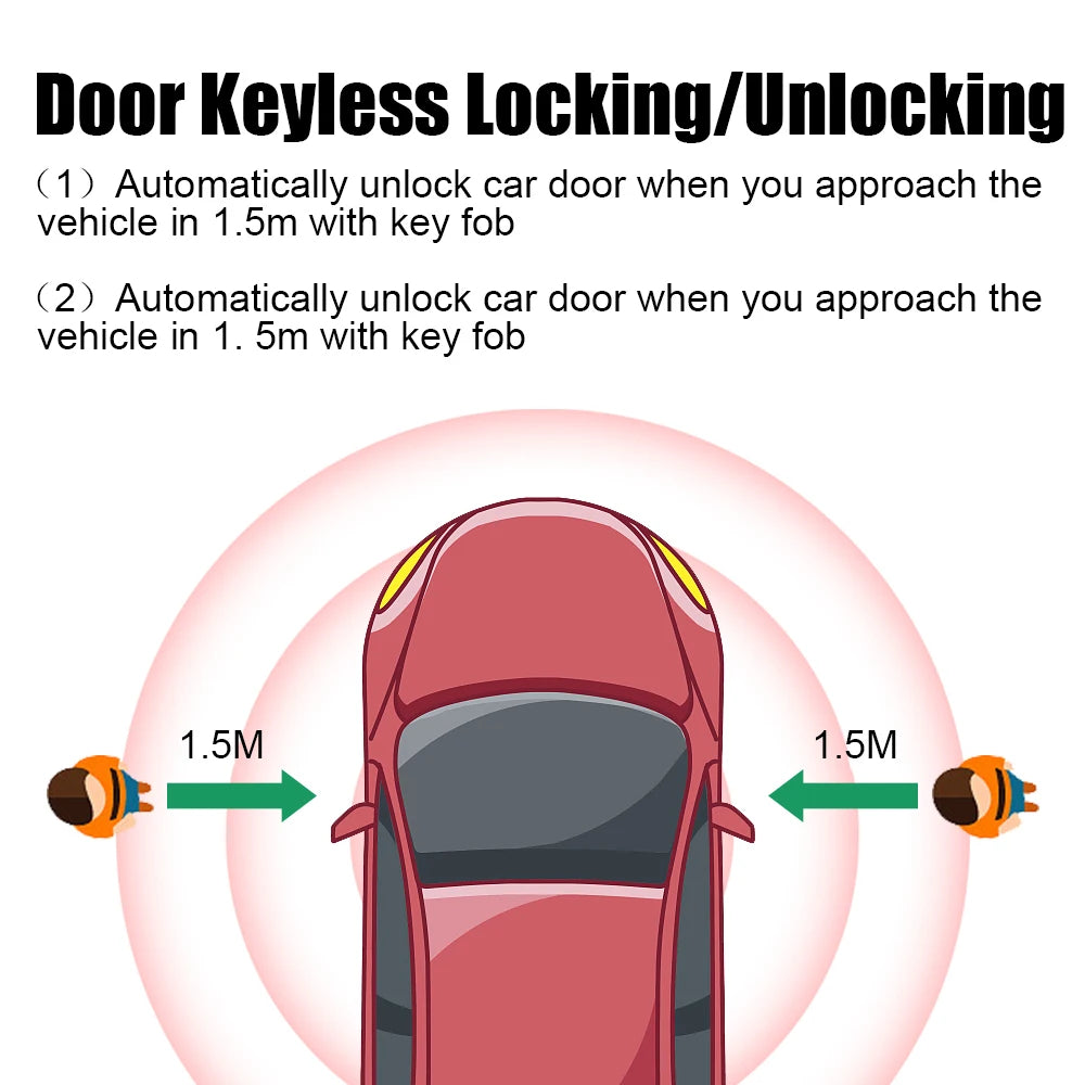 Anti-Hijacking Intelligent Circuit Cut Off Kit Car Remote Control 12V Keyless Access System Auto - Automotive LED Light