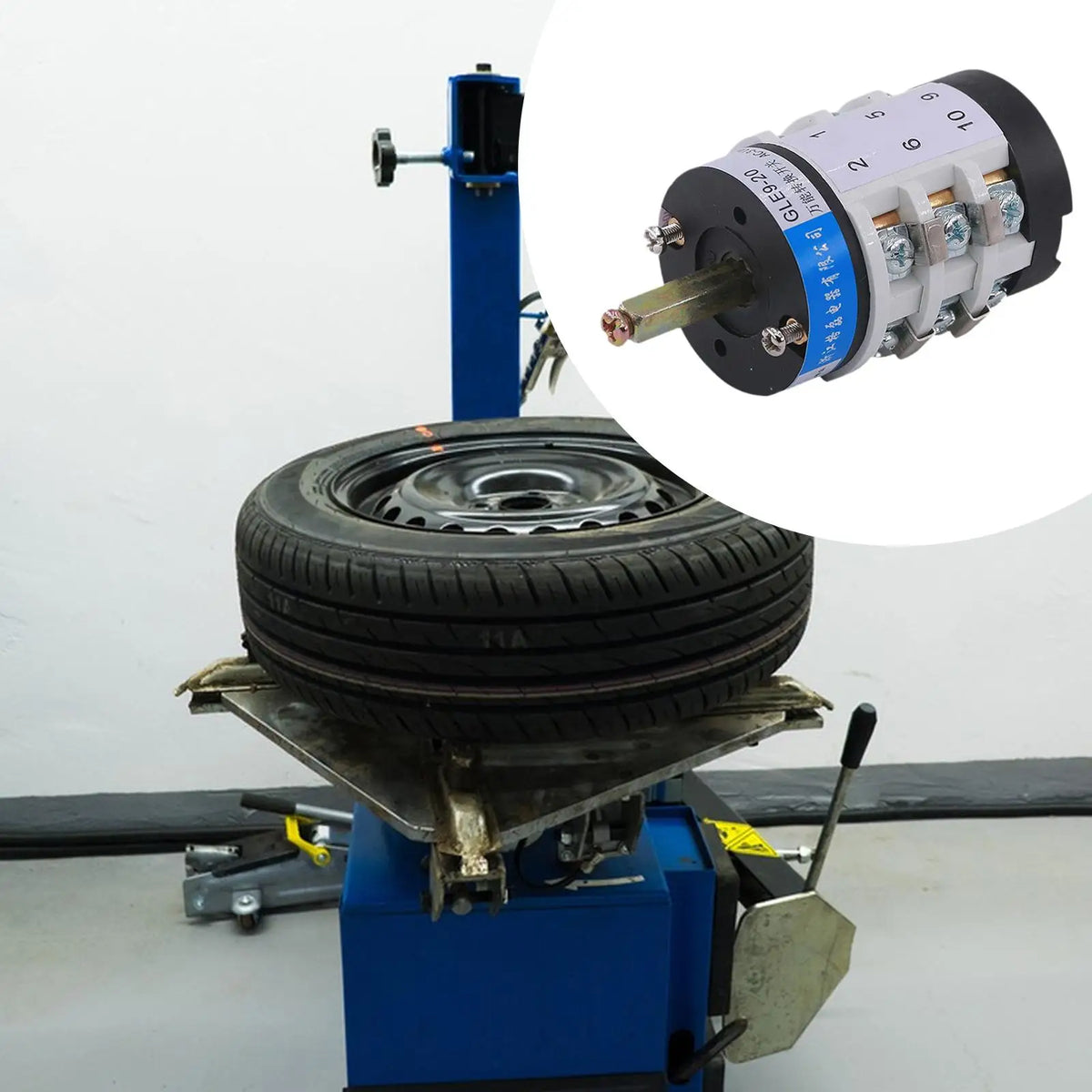 Tire Changer Machine Motor Forward Reverse Switch,Sturdy,Forward Reversing Switch,Professional,T - Automotive LED Light