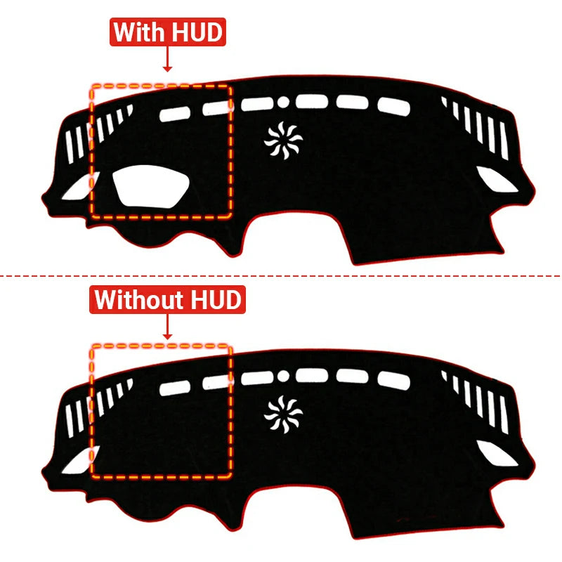 For Mazda 3 BM BN Axela 2014 2015 2016 2017 2018 Car Dashboard Cover Sun Shade Avoid Light Mat I - Automotive LED Light