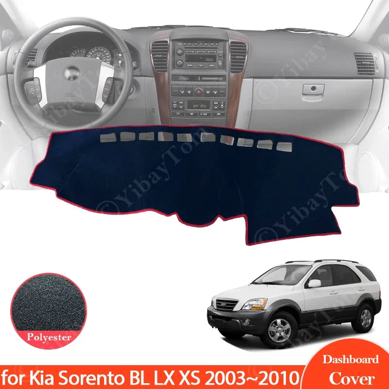 For Kia Sorento BL LX XS 2003~2010 2004 2005 Dashboard Cover Rug Liner Anti-Slip for Kia 2003-2010 - Automotive LED Ligh
