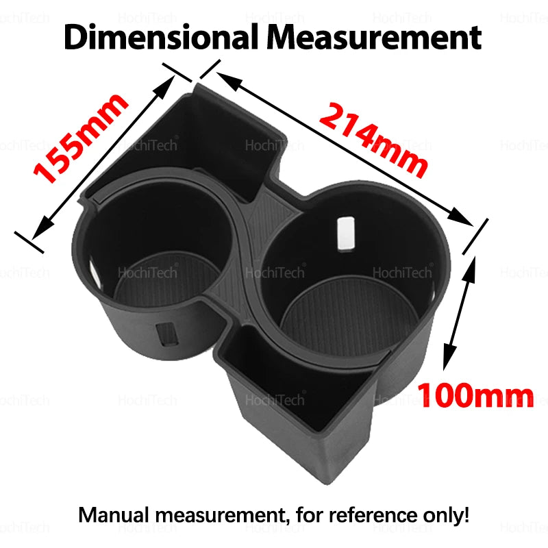 For Kia EV9 2024-2025 Anti-Slip Storage Box Water Cup Holder Anti Dirt Shock Absorbing Car Inter - Automotive LED Light