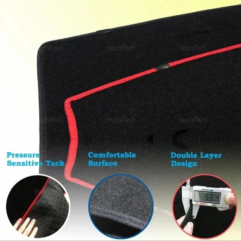 Anti-Slip Dashboard Cover Protective Pad Car Accessories Sunshade Carpet for Maz for Mazda 2008-2013 - Automotive LED Li