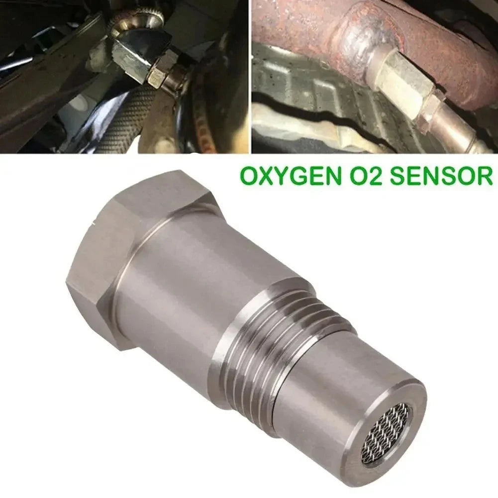 1PCS Off-Road Performance Oxygen Sensor Adapter M18X1.5 CEL Fix O2 Sensor for Catalyst CSV Auto  - Automotive LED Light