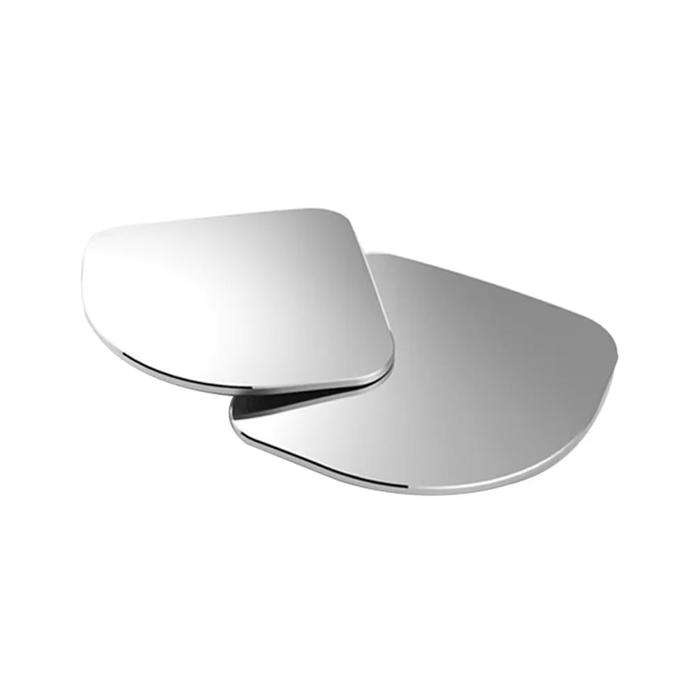 2Pcs Car Blind Spot Mirror HD Glass Convex 360 Degree Adjustable Angle Rear View Mirror for Car  - Automotive LED Light