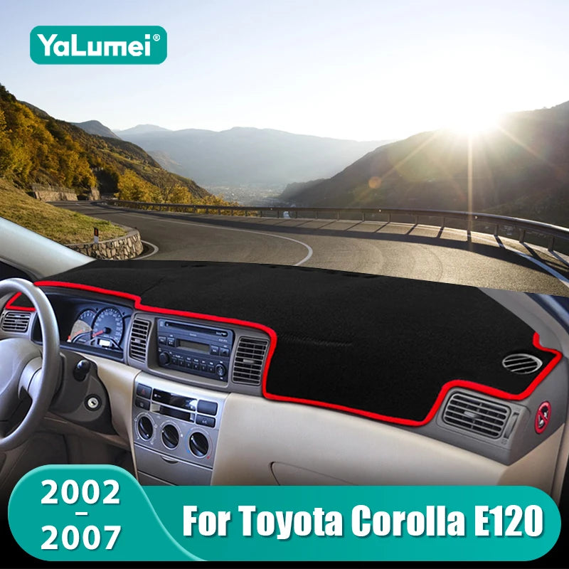 For Toyota Corolla E120 E130 2002 2003 2004 2005 2006 2007 Car Dashboard Mat Sun for Toyota Corolla E130 E120 - Automoti