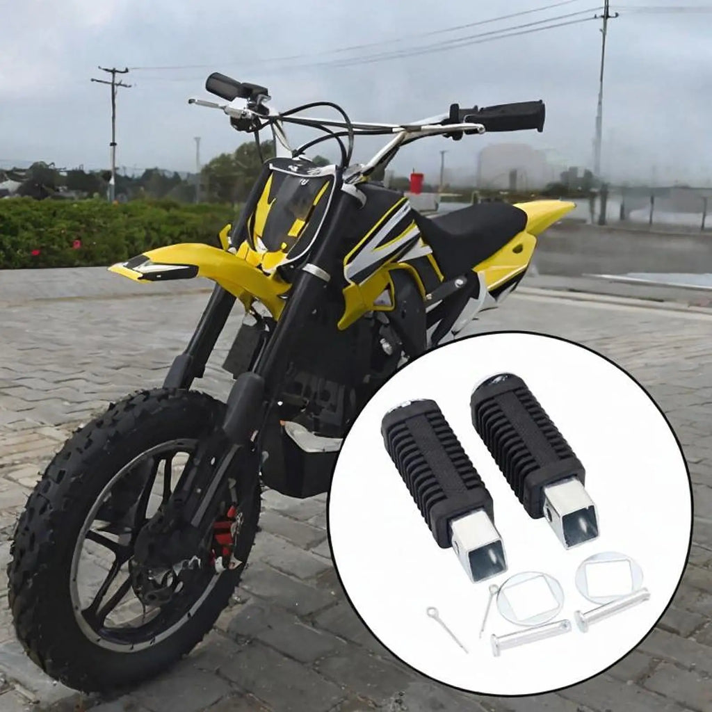 Mini Bike Foot Pegs Foot Pedal for 49cc Sturdy Stable Metal Easy Installation Motocycle Accessor - Automotive LED Light
