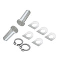 Chrome Motorcycle Foot Pegs Mount Kit Durable Aluminum Alloy Footrest Peg Pins Set for Custom Bi - Automotive LED Light