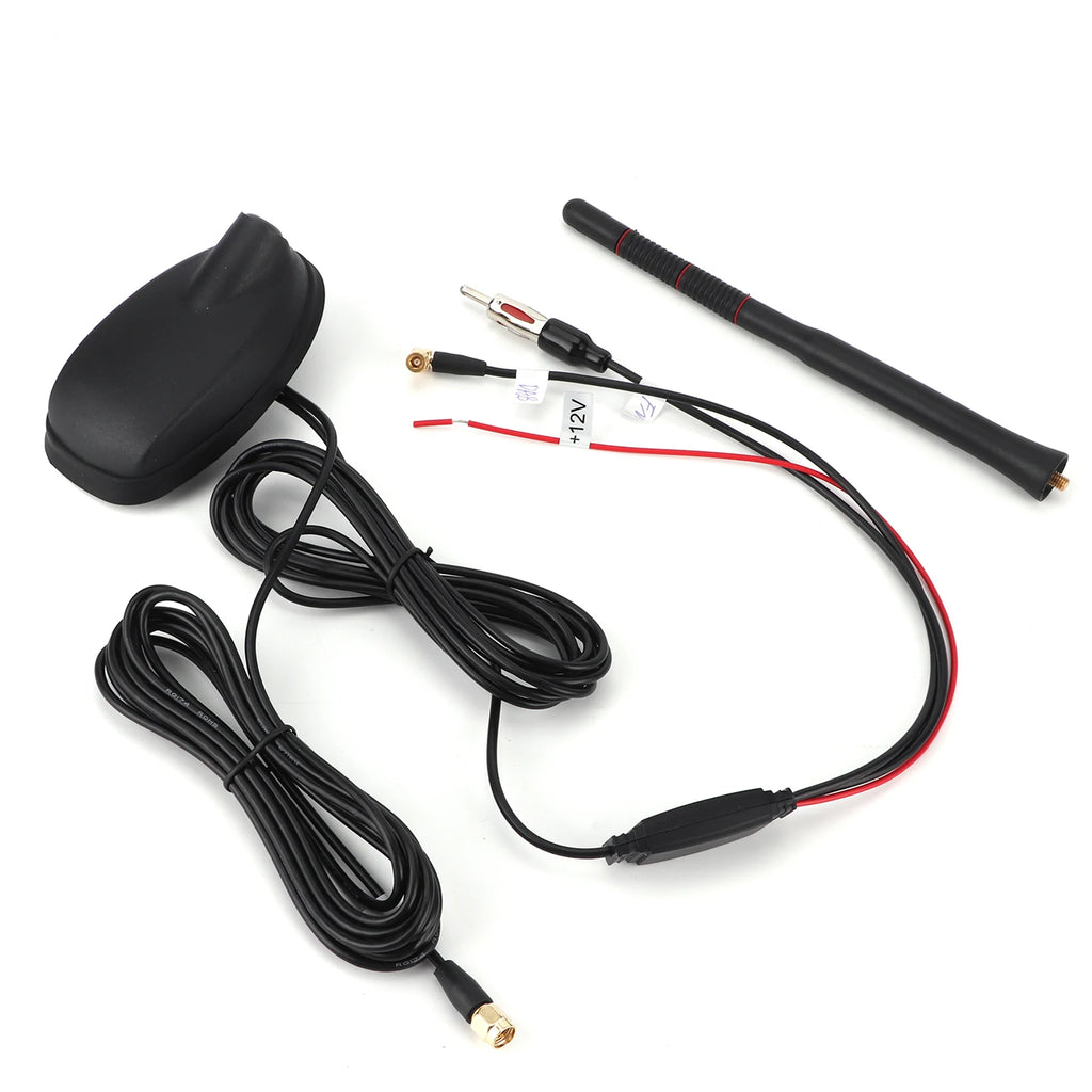 DAB Active Antenna Top Roof Mount Antenna Car DAB+GPS+FM Antenna Active Amplified Top Roof Mount - Automotive LED Light