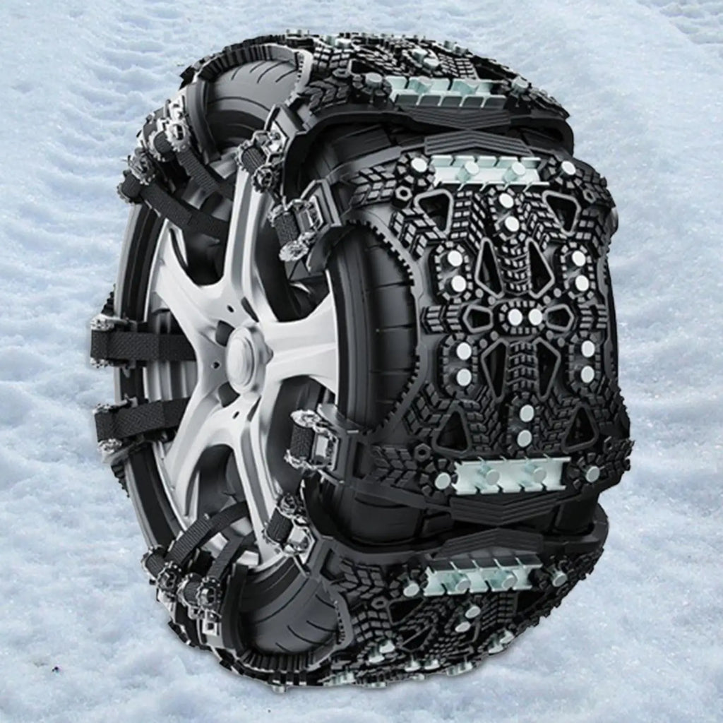 Vehicle Car Tyres Anti Slip Snow Chain Easily Mount Winter Security Chain Portable for SUV Truck - Automotive LED Light