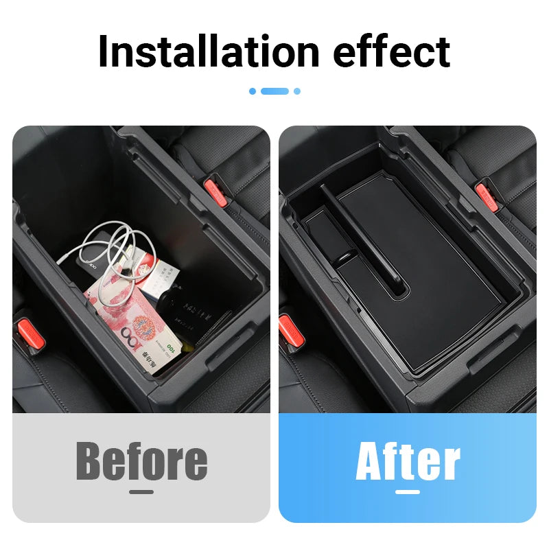 For Honda CRV 2023 2024 2025 2026 CR-V 6th Gen Hybrid Car Central Armrest Storage Box Organizer  - Automotive LED Light