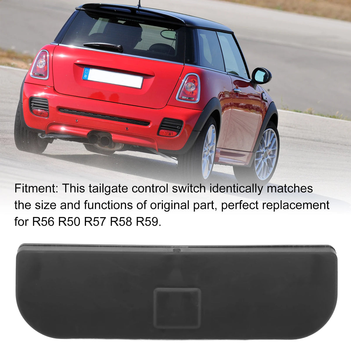 Car Tailgate Switch Rubber Button 51137039261 Replacement for BWN Mini R56 R50 R for Mini R50 R57 R58 - Automotive LED L