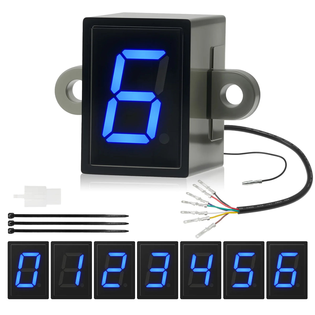 Car Gear Indicator PRO Super Thin 6 Speed Universal Digital Neutra LED Dispaly Shift Levers Sens - Automotive LED Light