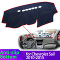 For Chevrolet Sail 2010 2011 2012 2013 2014 2015 Dashboard Mat Dashmat Cover Pad Sunshade Carpet - Automotive LED Light